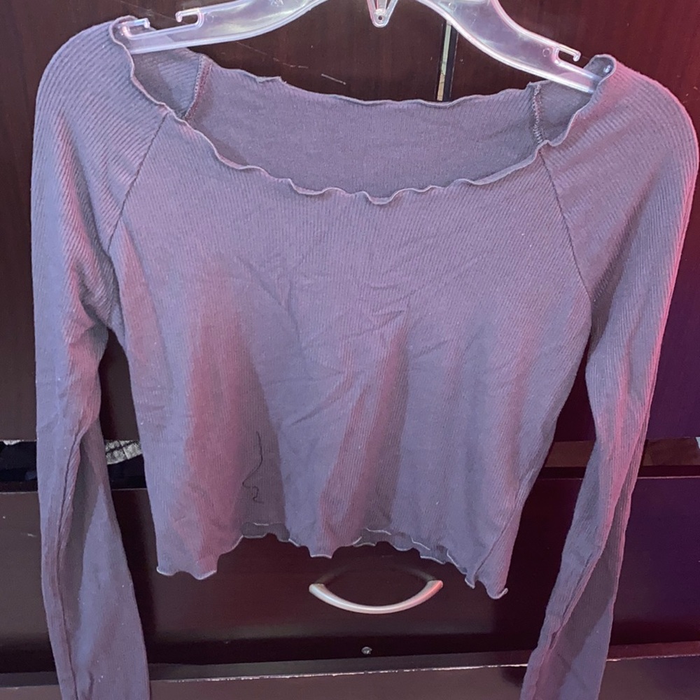 *Ships Today* Blue Lace Corners Y2K Top